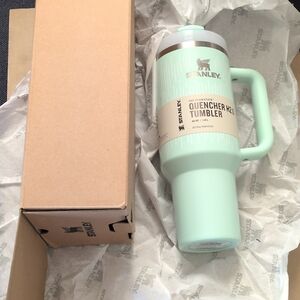 Stanley Mint Green Tumbler with Handle